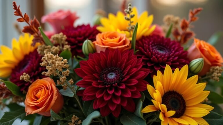 fall wedding flower ideas
