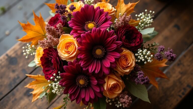 fall wedding flower trends