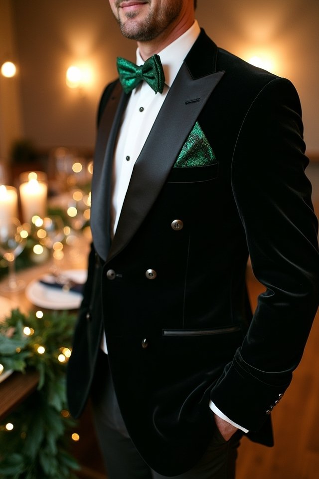 festive black tuxedo elegance