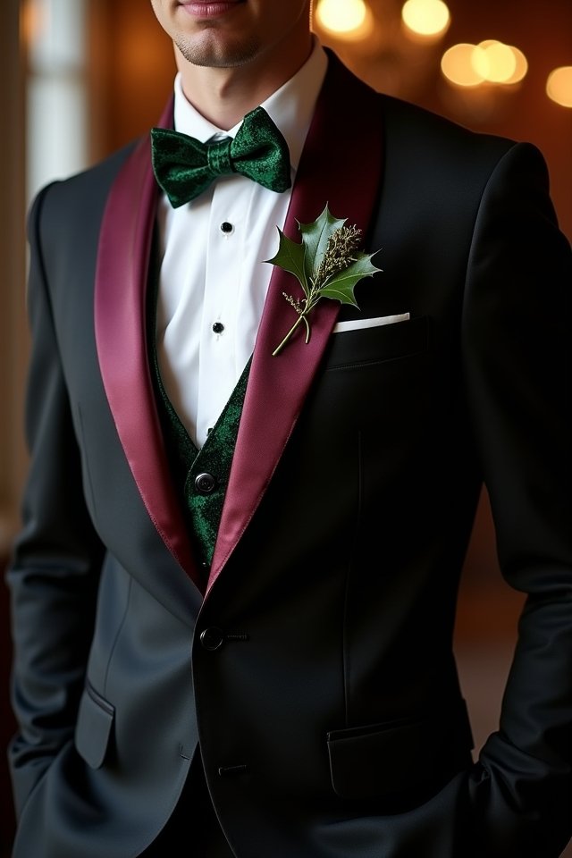 festive classic tuxedo style