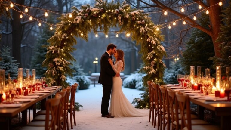 festive december wedding inspiration