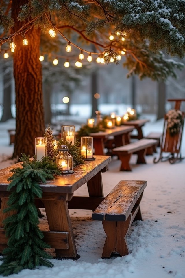 festive wedding lighting ideas