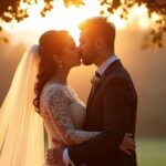 first kiss wedding memories