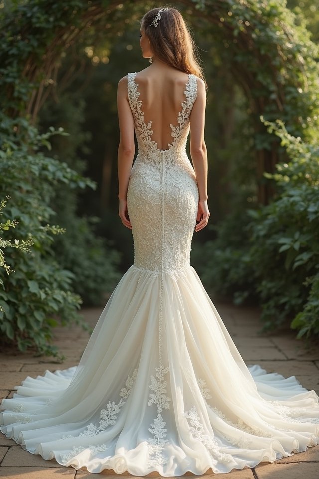flattering glamorous mermaid gown