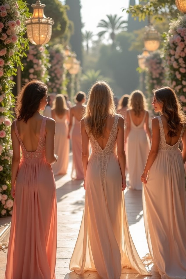 flattering satin wrap dresses