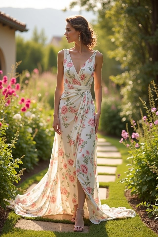 flattering wrap dress styles