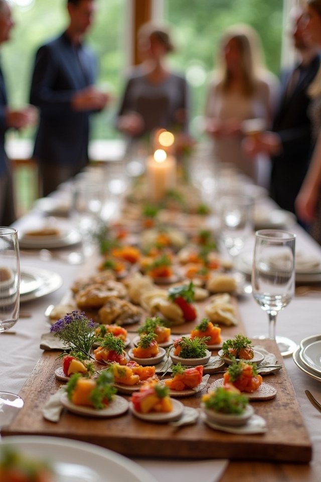 flavorful seasonal wedding menu