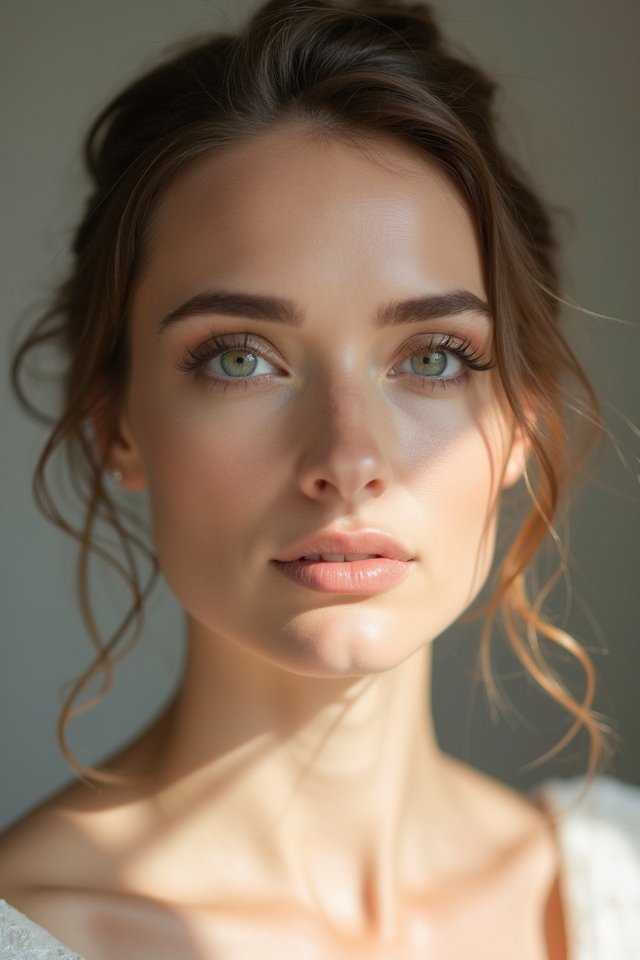 flawless complexion with light foundation