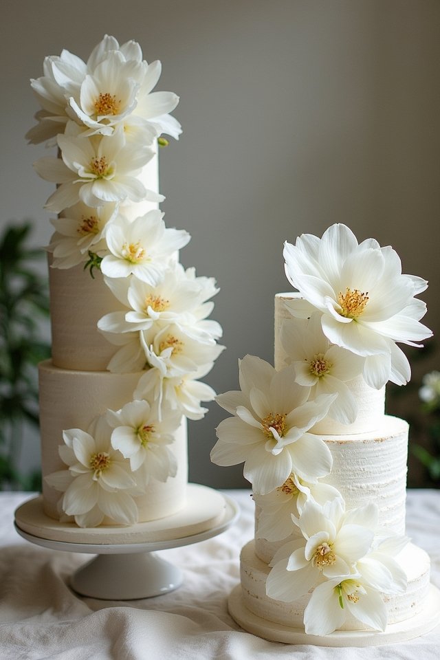 floral elegance wedding cake