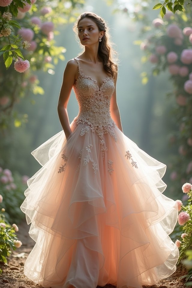 floral fantasy gown elegance