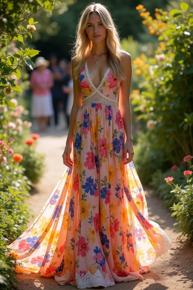 floral maxi dress magic