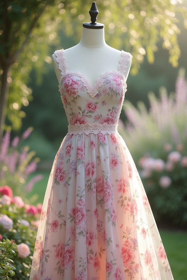 floral midi dress delight