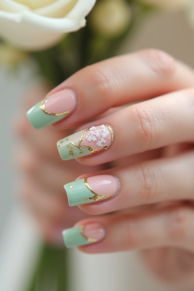 floral nail art designs