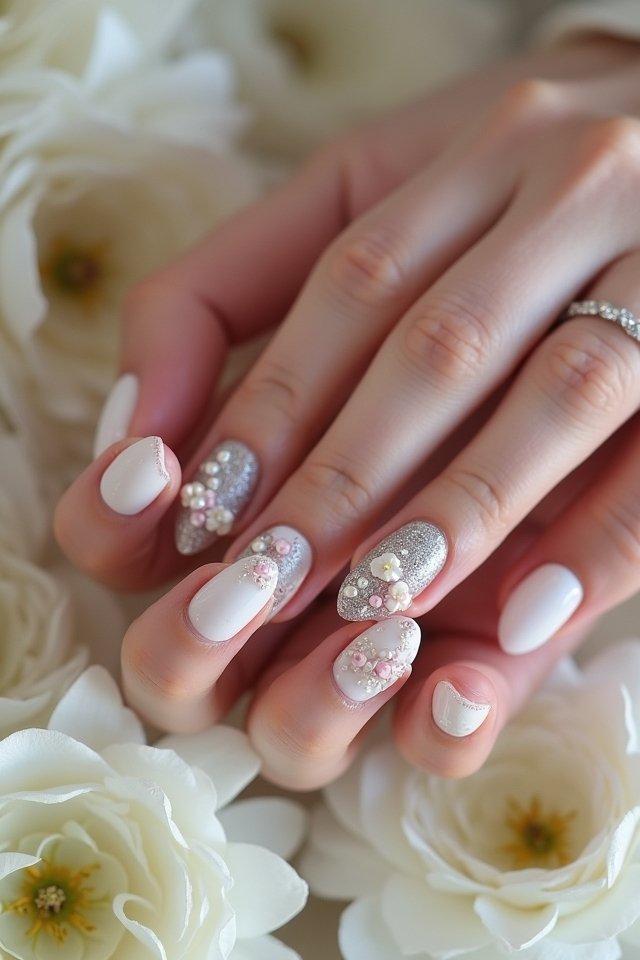 floral nail art elegance