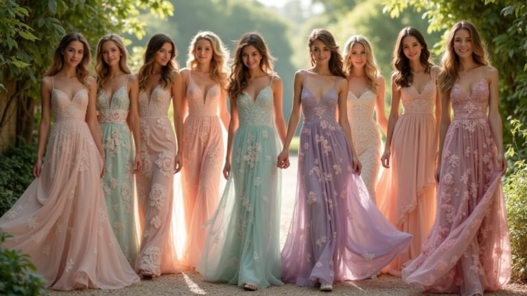 floral print wedding dresses