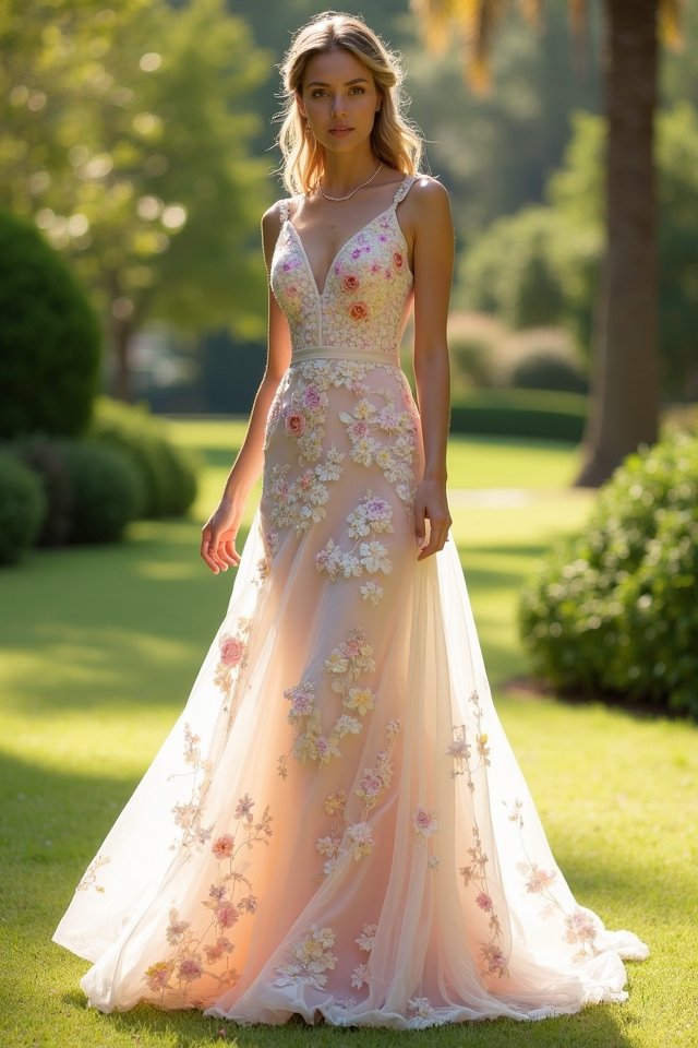 floral sleeveless fit and flare dress