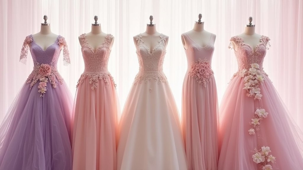 floral themed wedding dresses