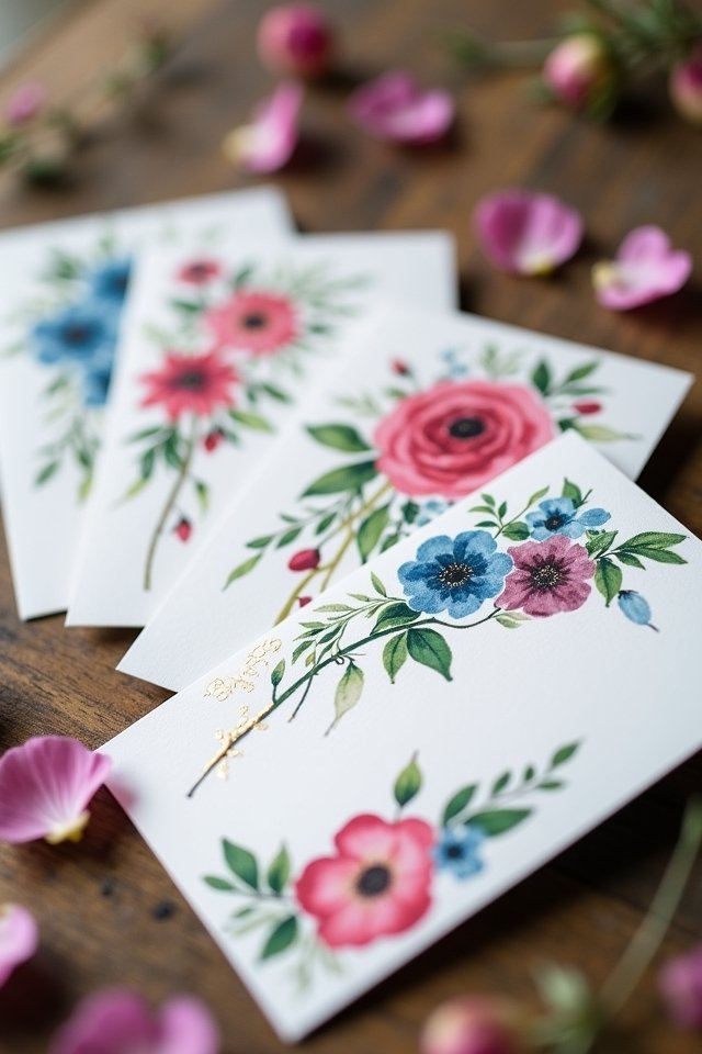 floral watercolor invitation elegance