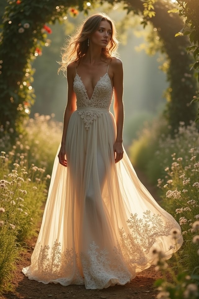 flowing ethereal bohemian elegance