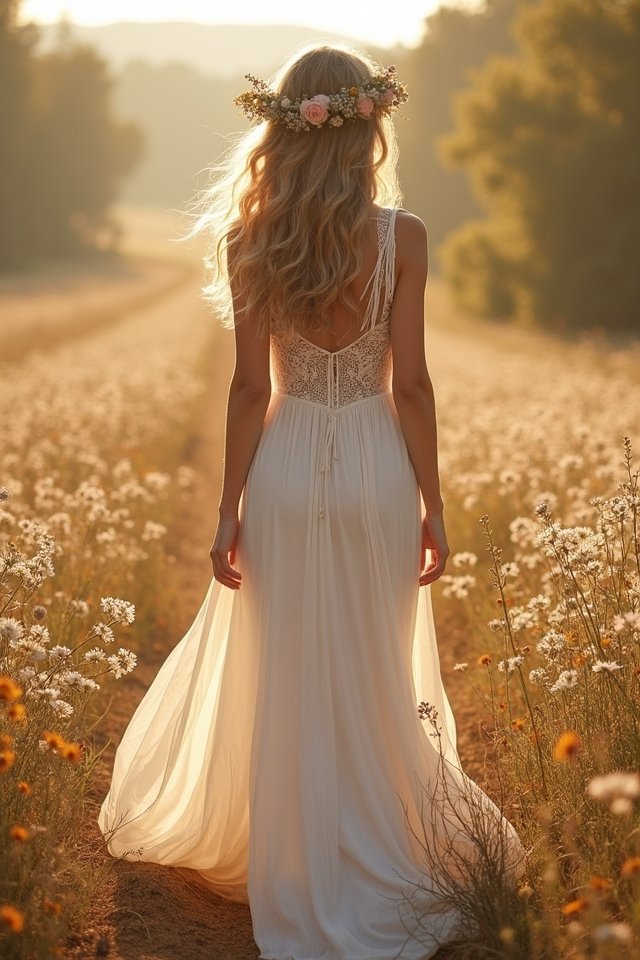 flowy wedding dress enchantment