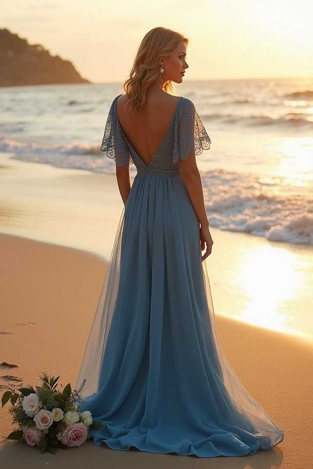flutter sleeve beach elegance