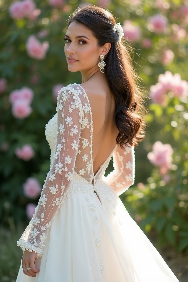 flutter sleeves with elegance