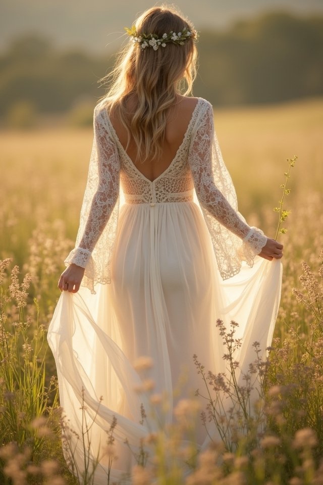 fluttery sleeves light fabrics