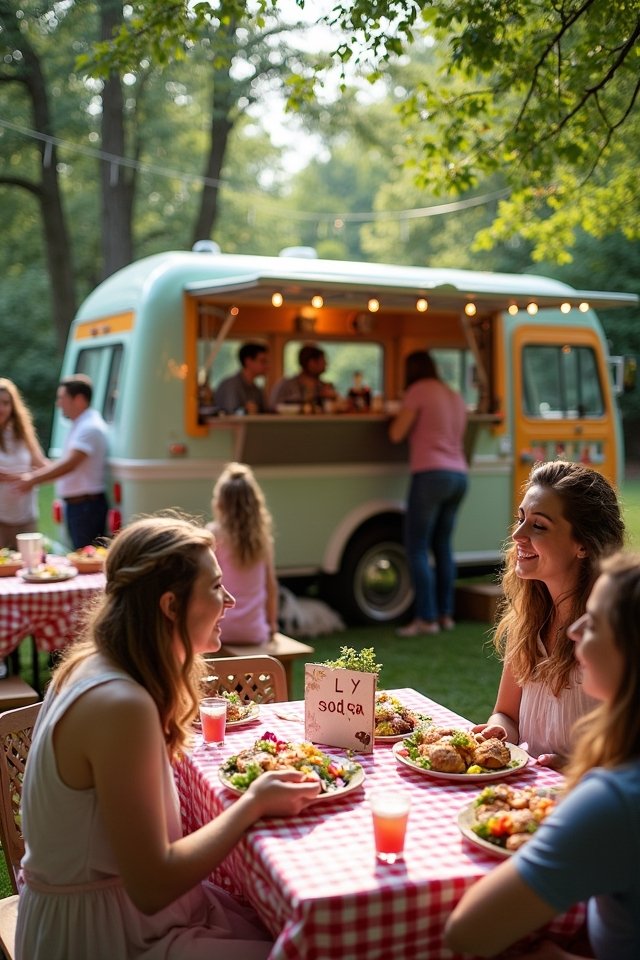 food truck wedding reception