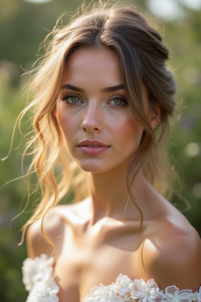 fresh faced natural beauty