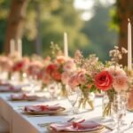 fresh june wedding colors