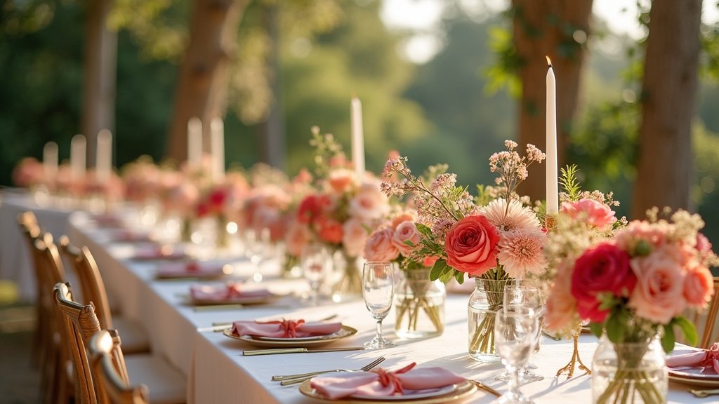 fresh june wedding colors