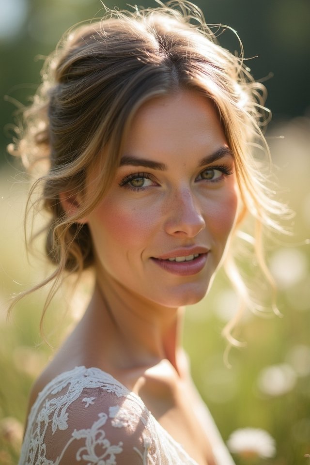 fresh rosebud bridal glow