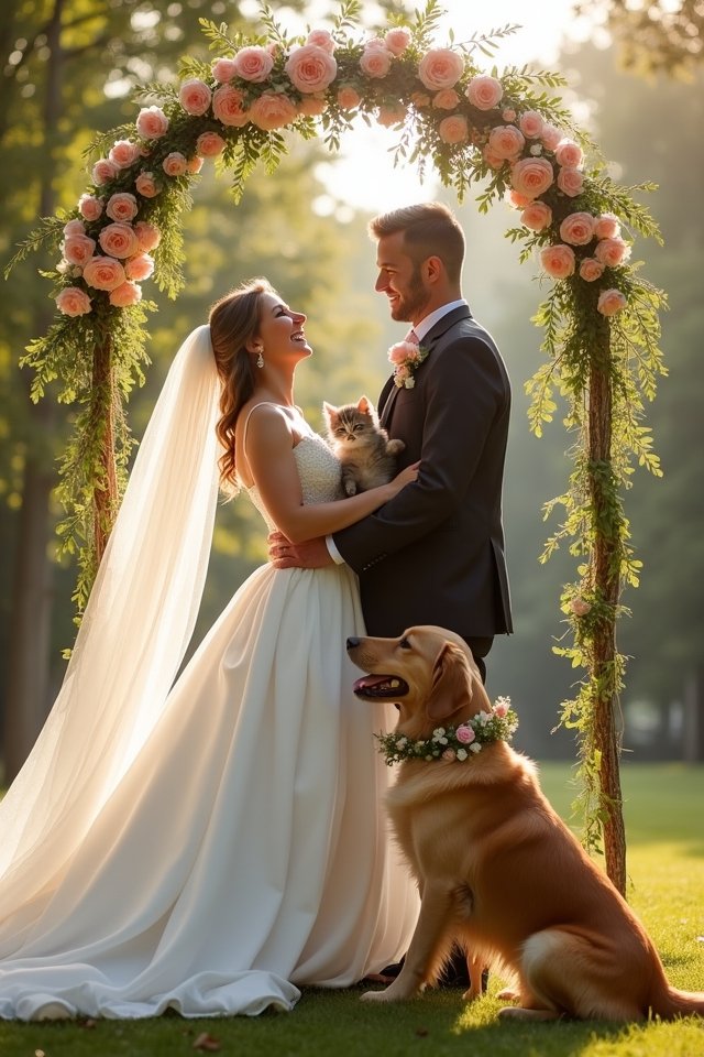 furry friends enhance weddings