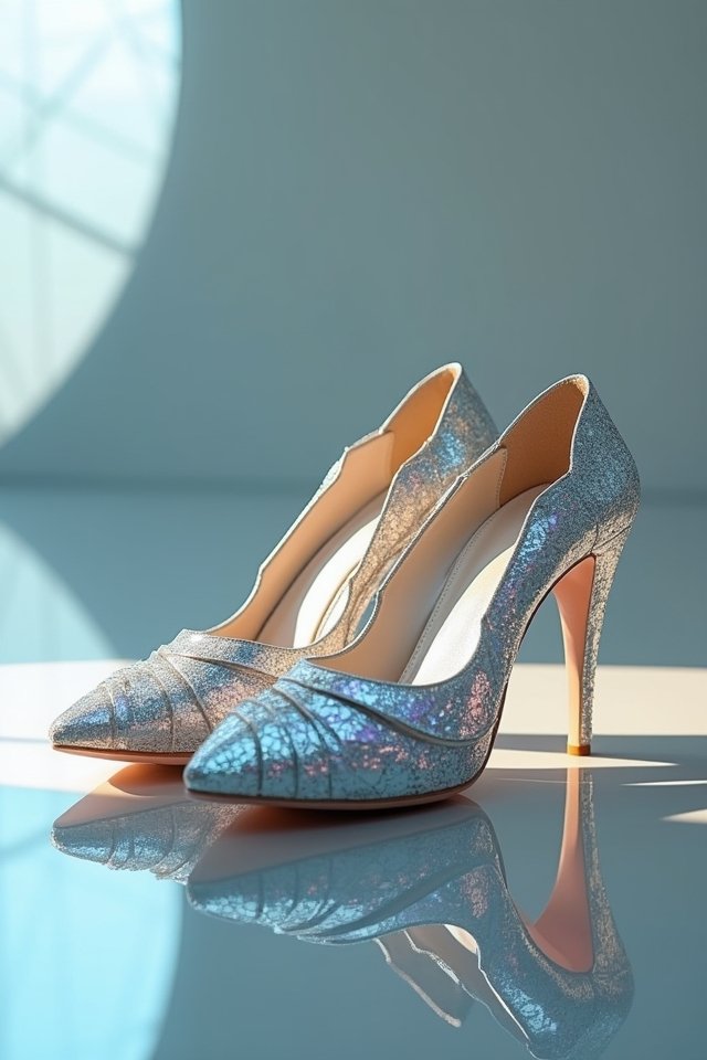 futuristic bridal footwear designs