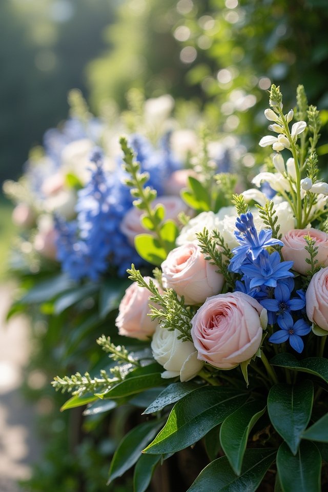 garden inspired wedding bouquets