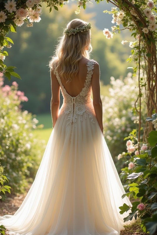garden inspired wedding dresses