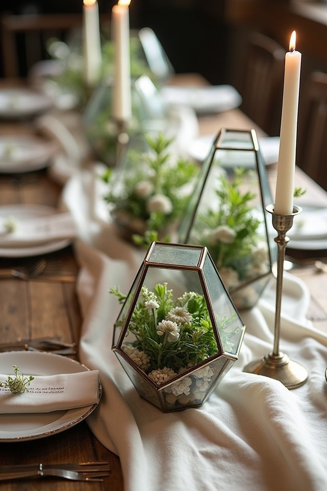 geometric elegance for weddings