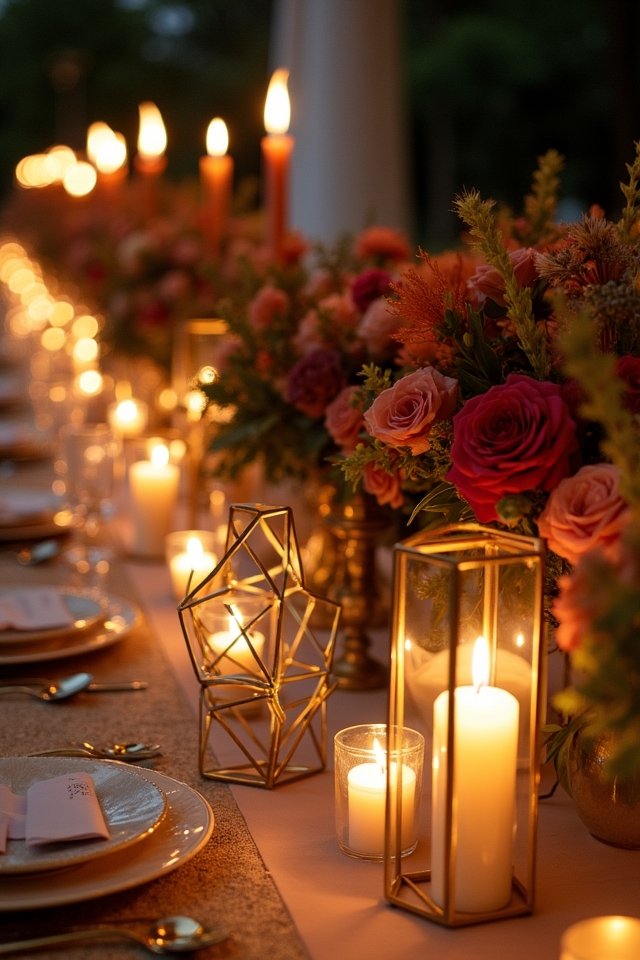 geometric elegance for weddings