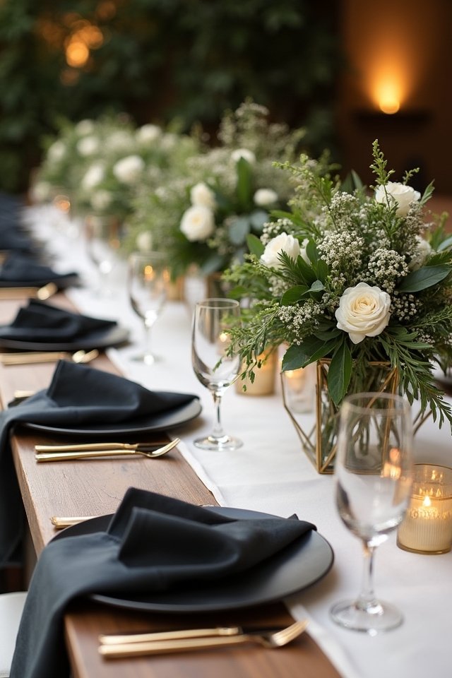 geometric elegance for weddings