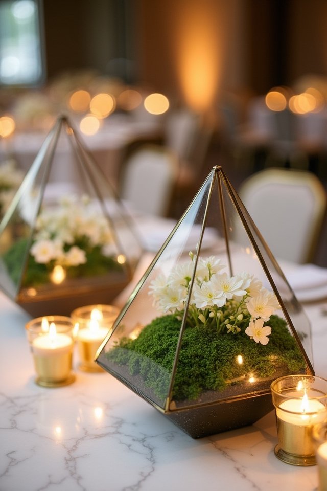 geometric wedding centerpiece designs