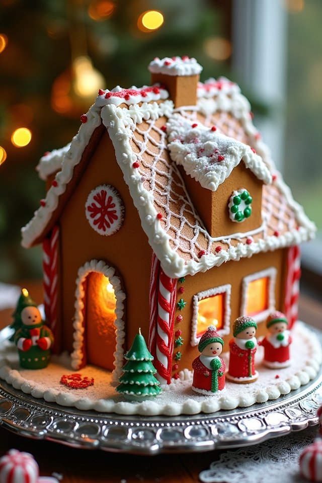 gingerbread house winter delight