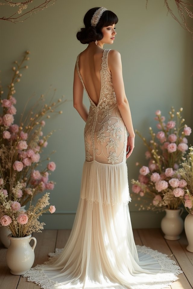 glamorous 1920s flapper fashion