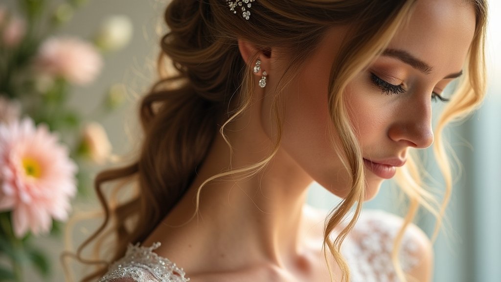 glamorous bridal hair ideas