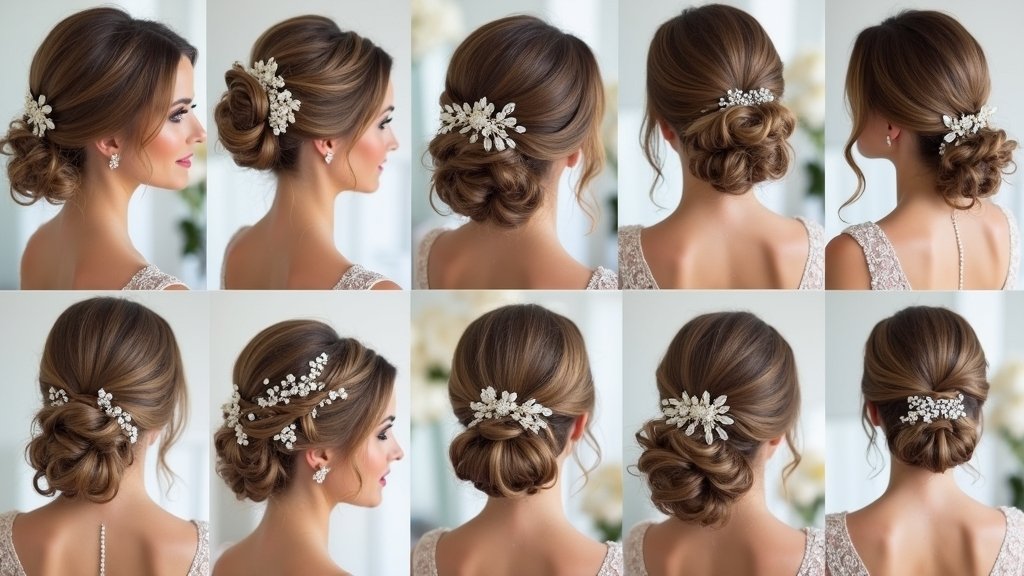 glamorous bridal hairstyle ideas