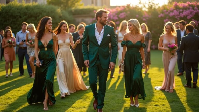 glamorous december wedding attire