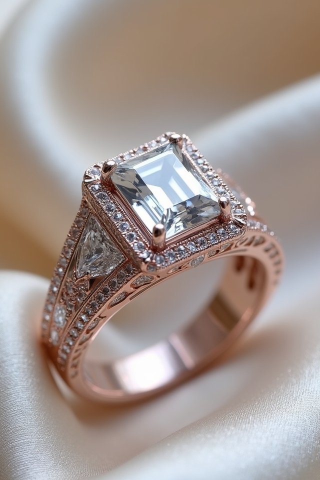 glamorous geometric jewelry elegance