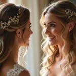 glamorous half up wedding hairstyles