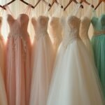 glamorous satin corset dresses