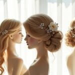 glamorous simple wedding hairstyles