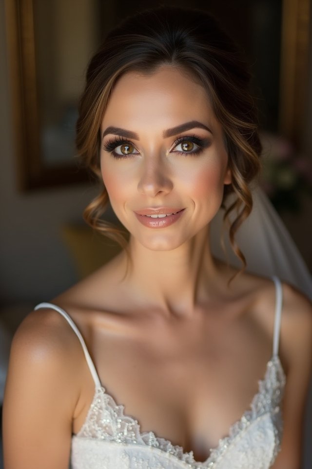 glamorous smoky eye makeup